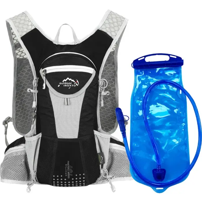 12L Sport de plein air cyclisme Camping sac d'eau casque stockage hydratation sac à dos ultraléger randonnée vélo Ride Pack vessie sac à dos