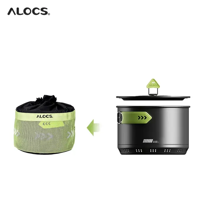 Casserole antiarina en alliage pour camping en plein air
