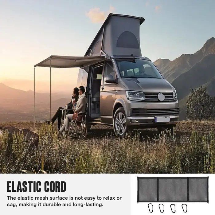 Sac de rangement en filet pour toit de camping-car