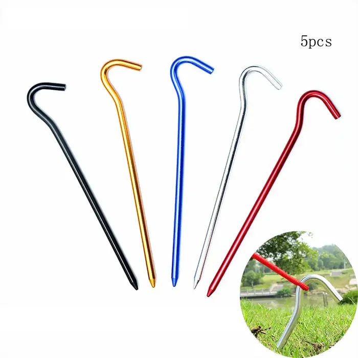 Piquets de tente de Camping 5 pièces