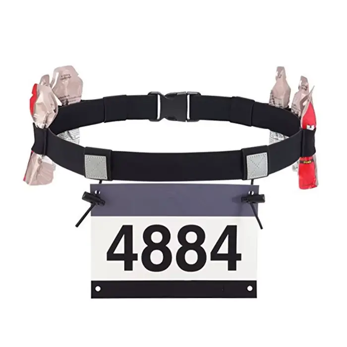 Ceinture porte-dossard pour course en plein air