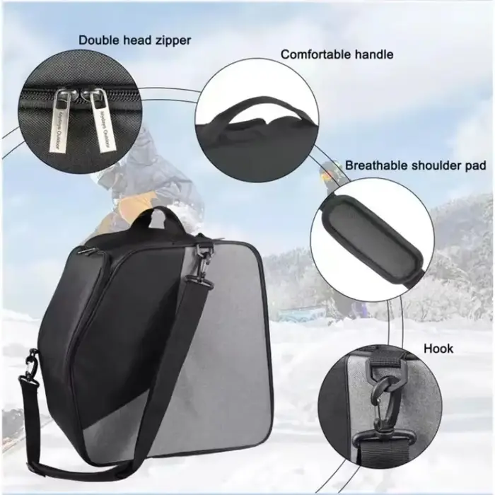 Sac de rangement imperméable pour chaussures de ski