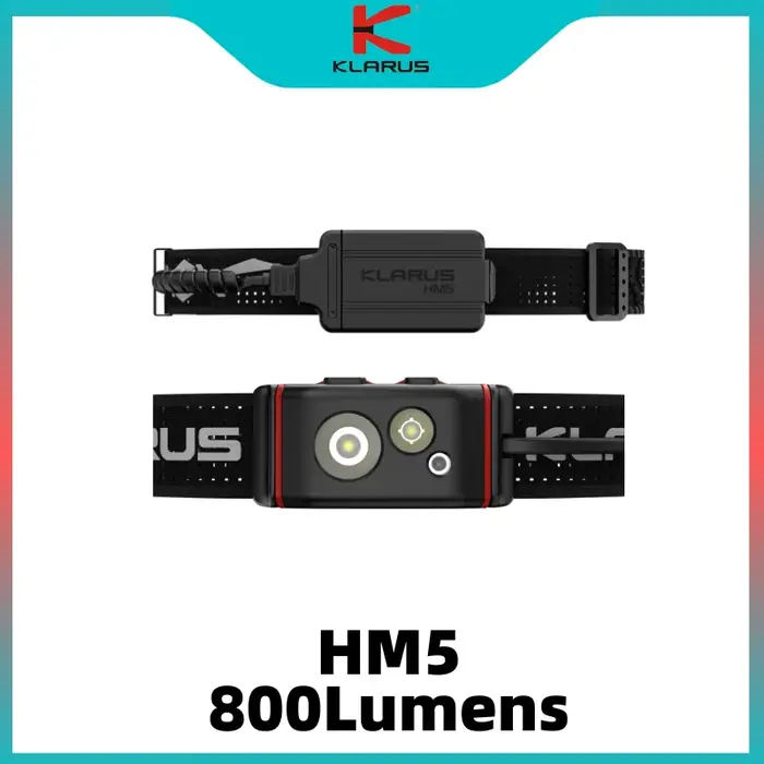 Klarus-Lampe de sauna triple lumière AVEN5, 800lumens, légère, haut rendement