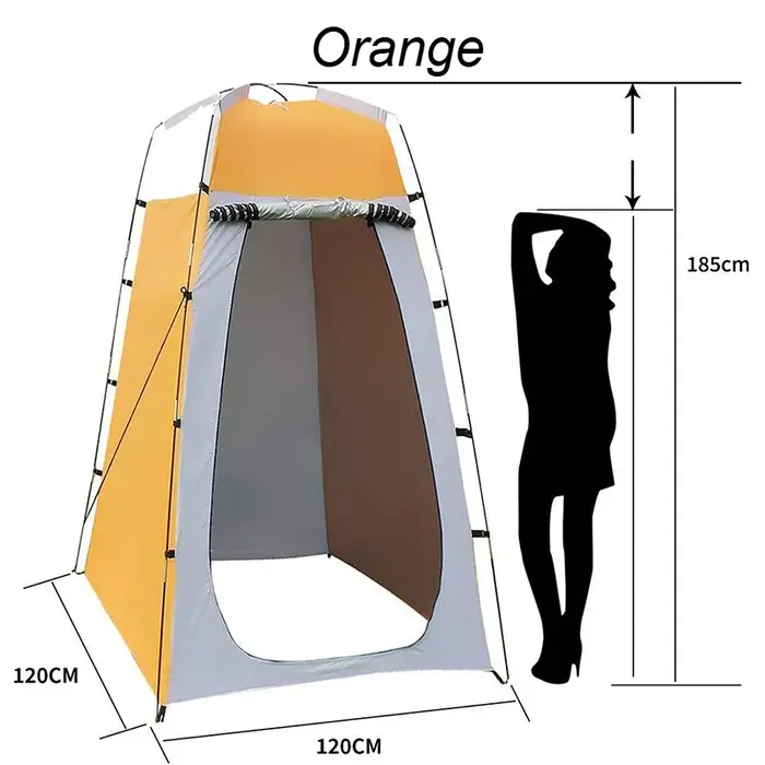 Tente de douche portable, imperméable, pour l'extérieur, cabine de change, protection UV, abri solai