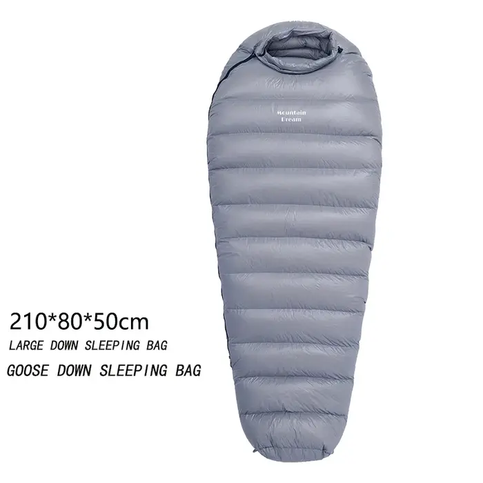 Mountaindream-Grand sac de couchage portable en duvet d'oie pour adultes