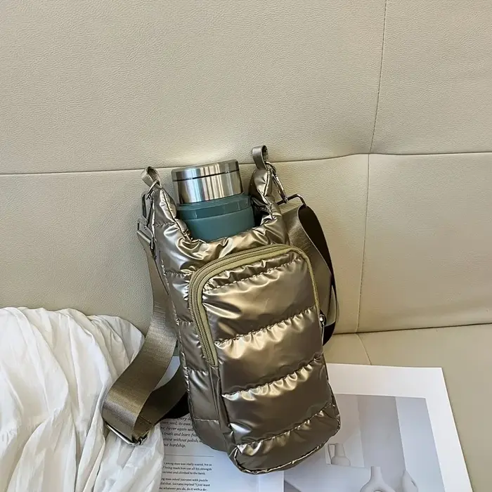 Sac bandoulière décontracté pour bouteille d'eau
