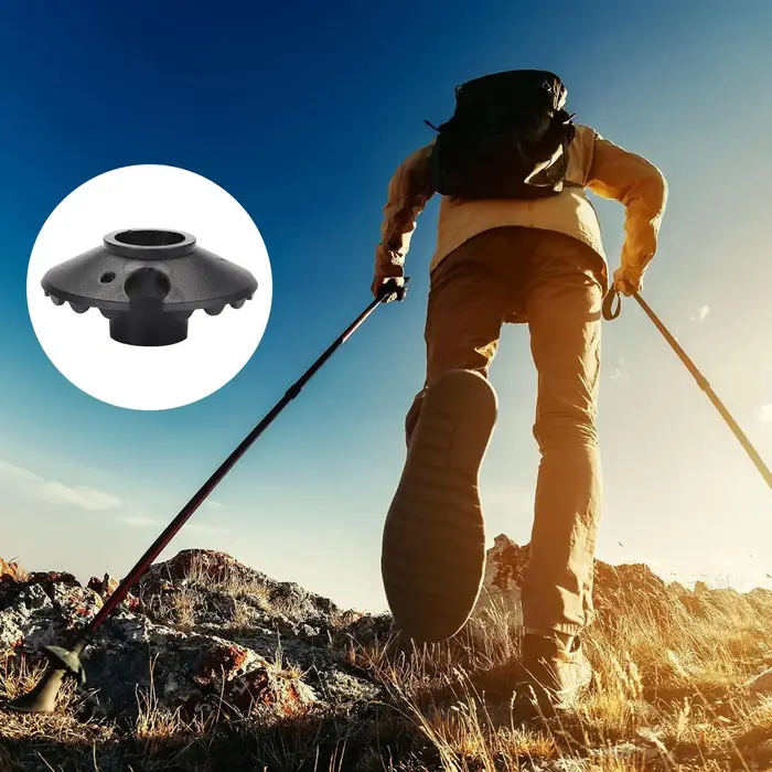 1 Paire de Paniers à Neige pour Bâtons de Randonnée, Pièces de Rechange pour Bâtons de Marche, Canes, Paniers Flocon de Neige pour Boue, Sable, Neige, Ski, pour Activités de Plein Air et Camping