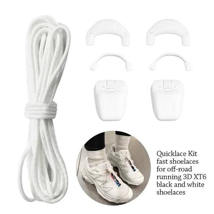 Lacets de tennis ronds sans attache pour enfants et adultes