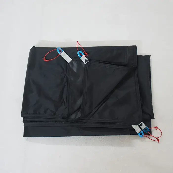 Version améliorée 220 grammes 3F UL Gear 15D Silnylon 220x170 cm Qiongkong Tapis de sol pour tente 3 personnes