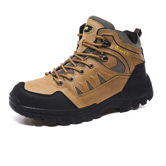 Bottes de randonnée marron pour hommes, légères et confortables, chaussures de trekking, chaussures 
