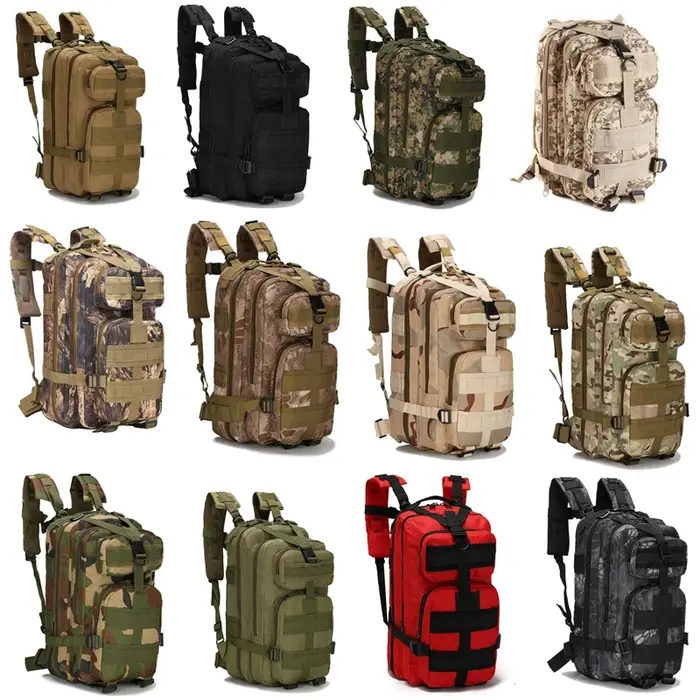 25L sac à dos tactique 3P Combat armée sac de sport de plein air sac à dos femmes hommes Camping randonnée escalade sacs Molle