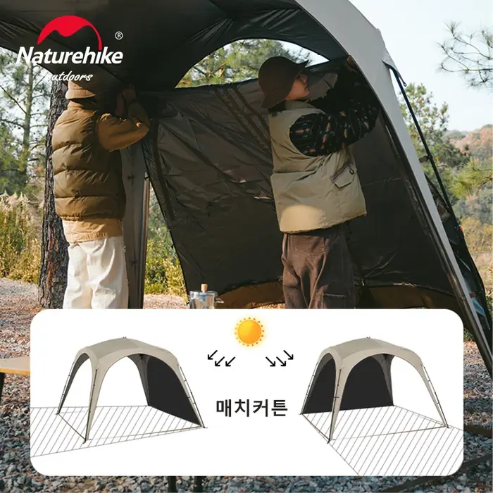 Tente de camping Naturehike, tente extérieure à ouverture rapide, tente familiale pour voyage, abri de voiture DIY, tente de pêche pour 4 personnes à ouverture automatique rapide