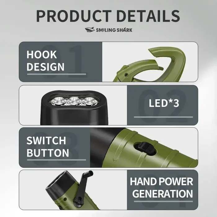 Lampes de poche solaires Led