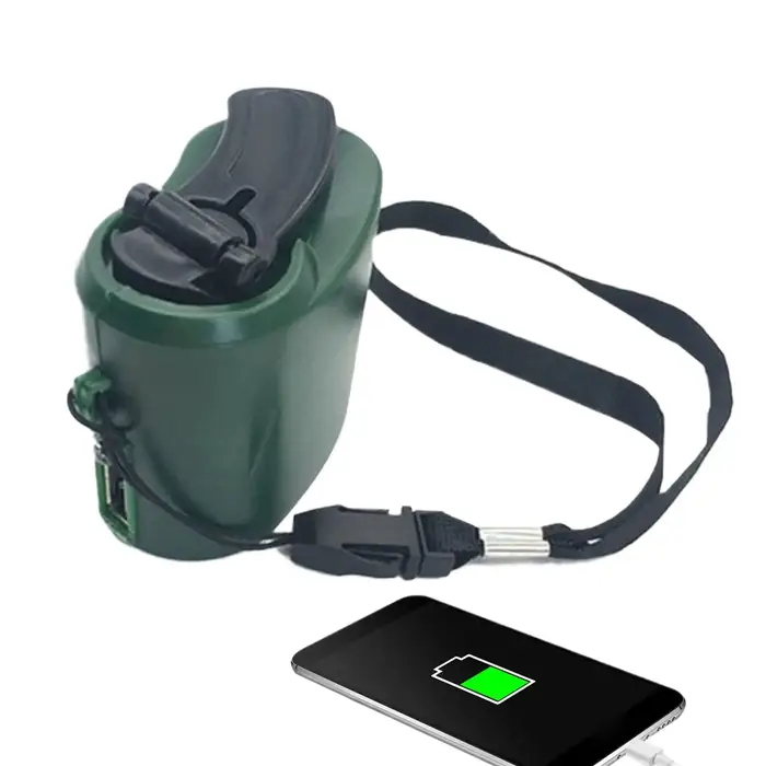 Chargeur de téléphone USB à manivelle