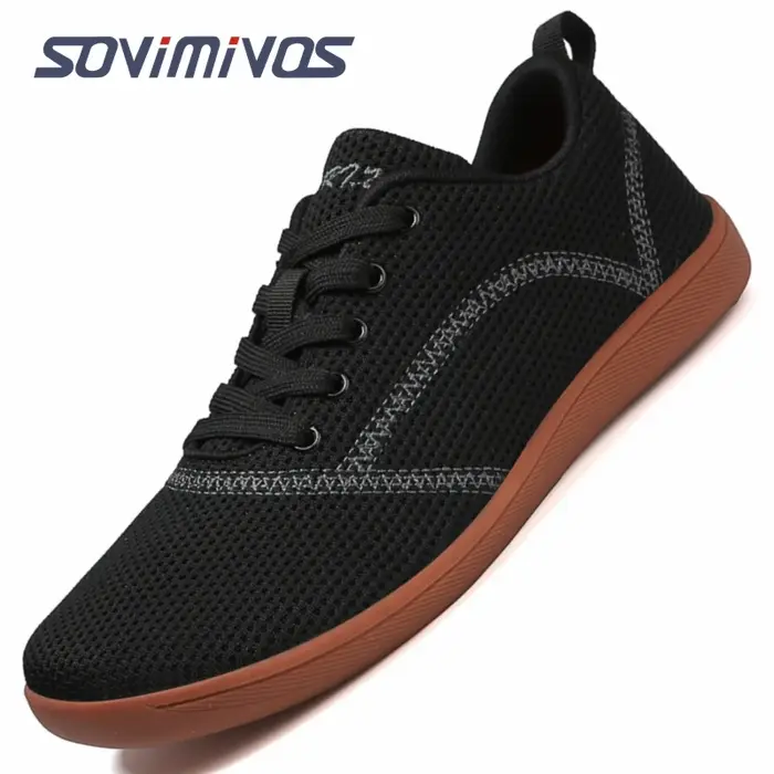 Chaussures de Course Minimalistes pour Homme et Femme, Baskets de Tennis, de Marche, Respirantes, La
