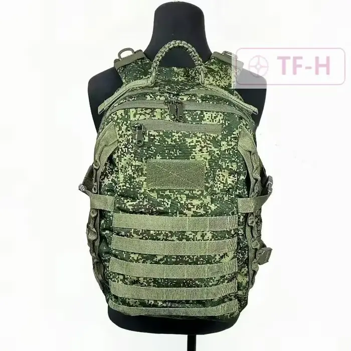Sac à dos tactique sac de voyage survie en plein air Molle Pack chasse sac à bandoulière EMR camouflage