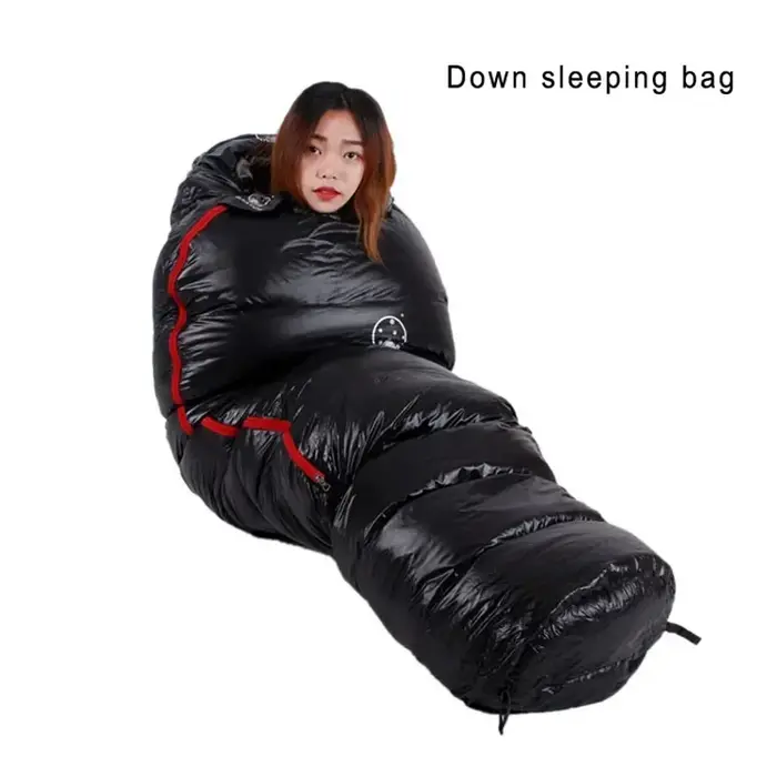 MUNIStyle-Sac de couchage en duvet d'oie blanc arc-en-ciel