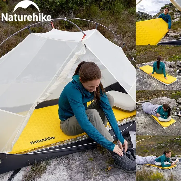 Naturehike Troues R 3.0 léger Portable pliant carré nid d'oeuf tapis extérieur 2.5 cm épaissi Campin
