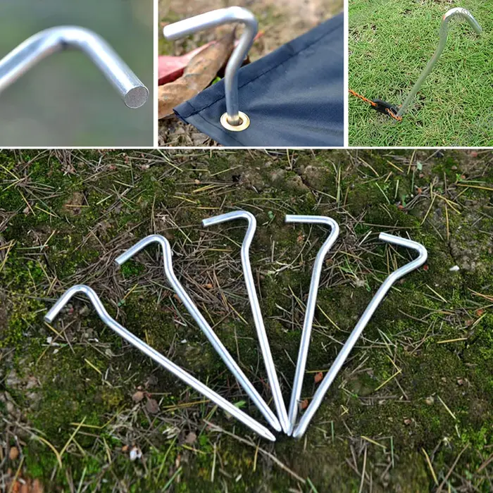 Piquets de tente de Camping 5 pièces