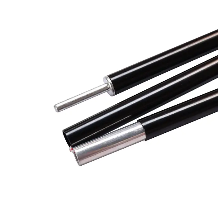 Cest UL 120CM de Long diamètre 13MM/16MM/19MM couleur noir/rouge tige de tente Support pôle abri bâche auvent en alliage d'aluminium