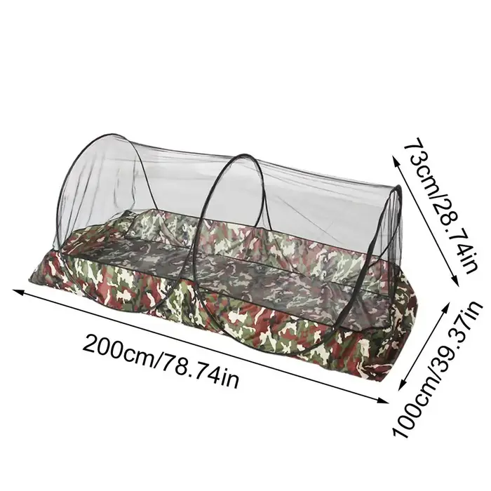 Filet de Tente de Camping en Plein Air Compact et observateur avec Sac de Transport, Filet pour Lit