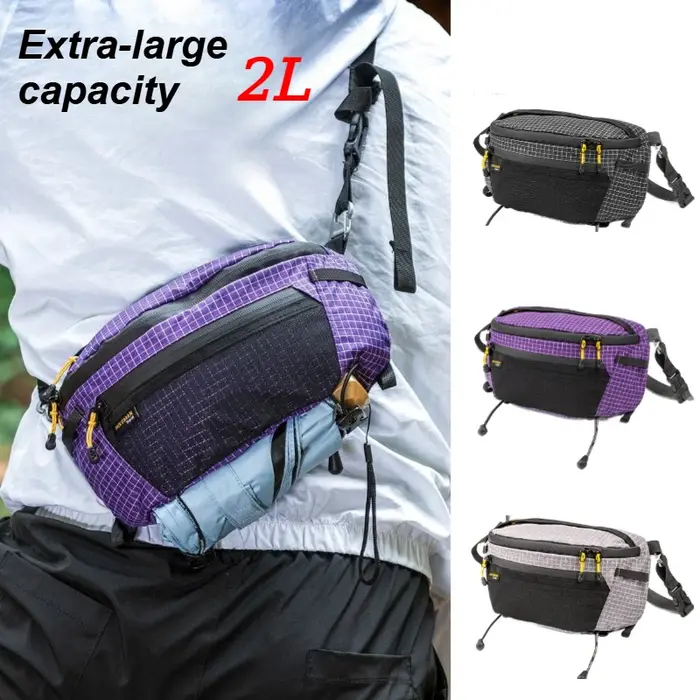 UHMWPE sac de poitrine ultraléger étanche sac de cyclisme tactique Molle VTT randonnée unisexe accessoires de sport de plein air