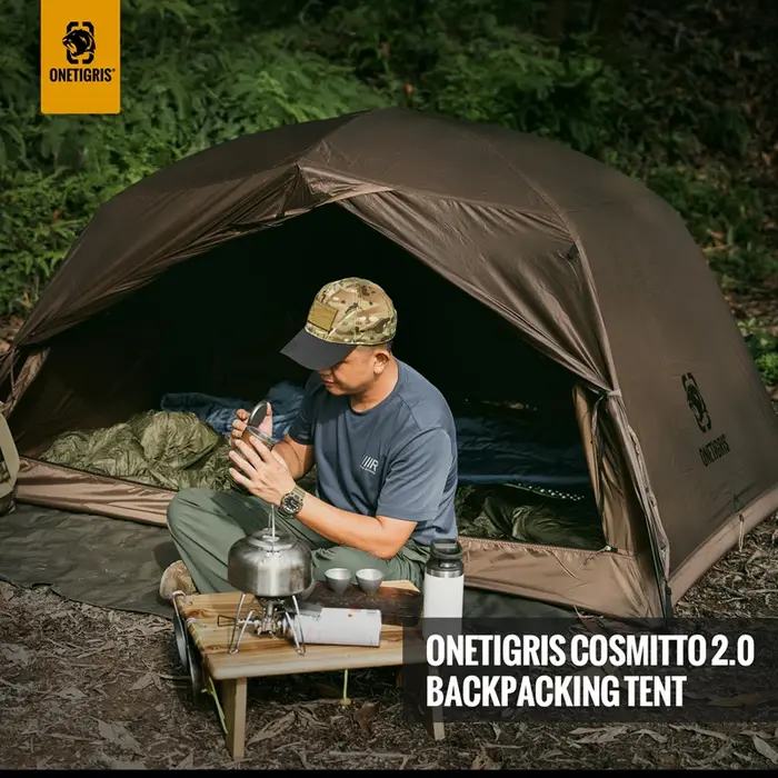 COSMITTO 2.0 tente de Camping pour deux personnes 3 saisons installation facile