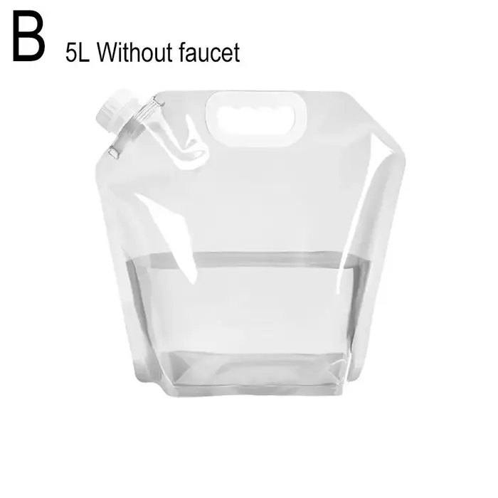 Sac à eau de Camping Portable 5/10l, seau d'eau potable pliable, récipient d'eau de grande capacité 