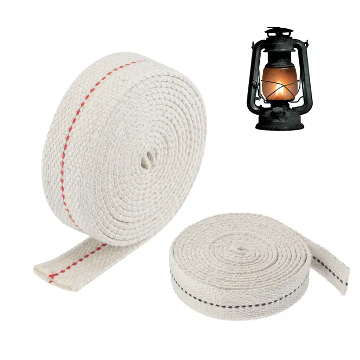 Mèche de lampe Kerosene en coton tressé