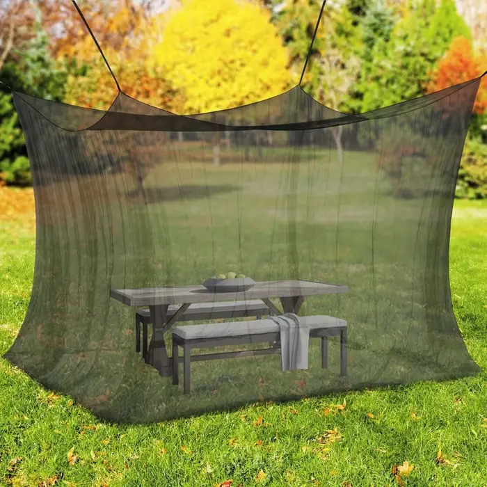 Tente moustiquaire d'extérieur 3x3m 3x5m avec portes à double fermeture éclair