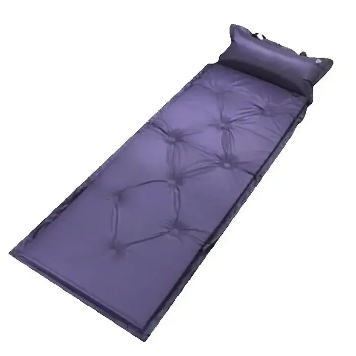 Matelas à air automatique pour tente de camping, coussin de couchage, une hypothèque, humidité verde