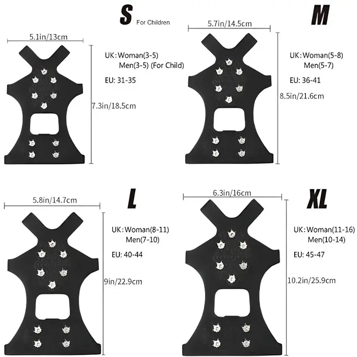 Crampons – pinces à glace pour chaussures