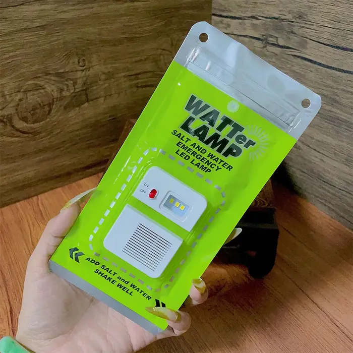 Lampe à eau salée Portable Camping en plein air lumière 3 Mode d'éclairage économie d'énergie LED