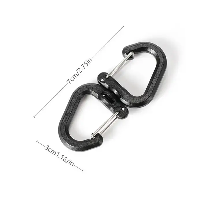 Mousqueton à Double Clip