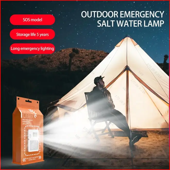 Lampe LED à eau salée, étanche