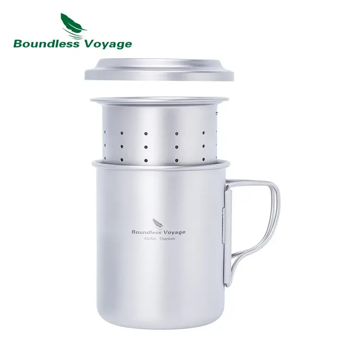 Boundless Voyage-Tasse en Titane avec Filtre