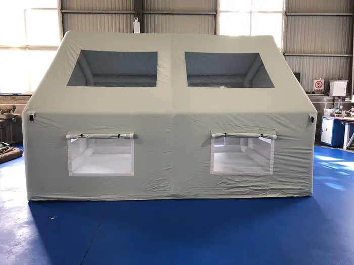 Grande tente de camping gonflable, imperméable et durable, de luxe, pour 8 à 15 personnes, en toile 