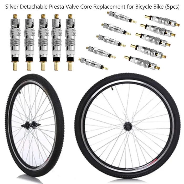 Kit de tiges de assujetPresta pour vélo de route et VTT sans chambre à air