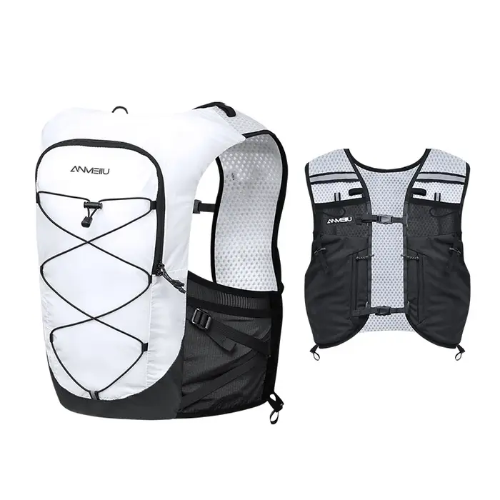 Anmeilu-Sac à dos de course en plein air tout-terrain, sac à eau blanc d'alpinisme, sac de cyclisme,