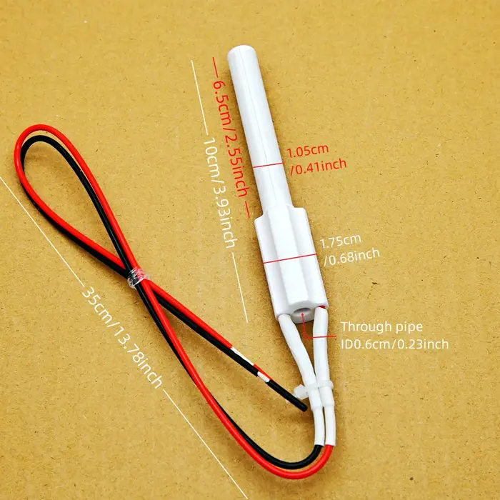 Allumeur de poêle à granulés 220v 300w, four de chauffage de cheminée, tuyau de chauffage électrique