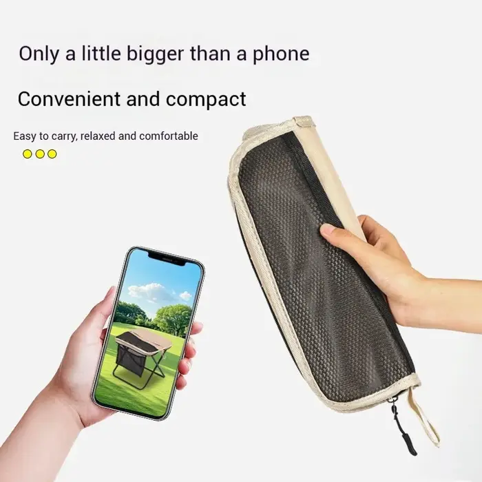 Tabouret de sac à dos pliable
