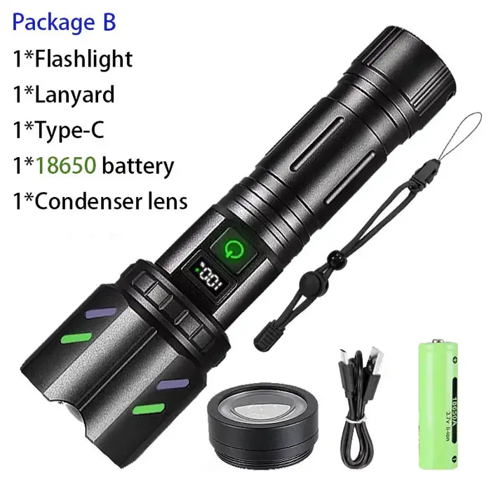 10000000 Lampe de poche tactique Firestarter LM