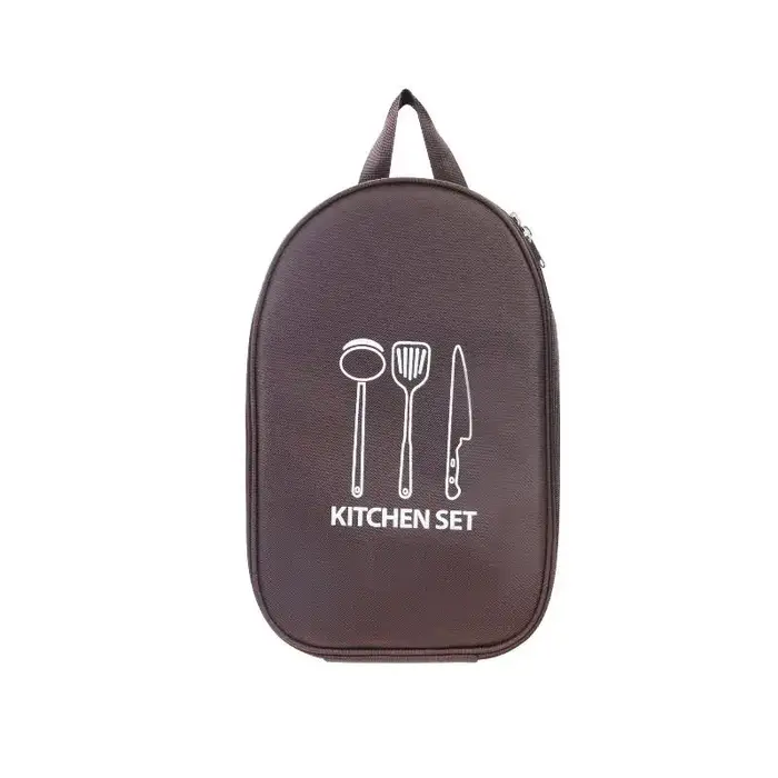 Sac de rangement pour cuisine en plein air, organisateur portable pour ustensiles de camping, grande