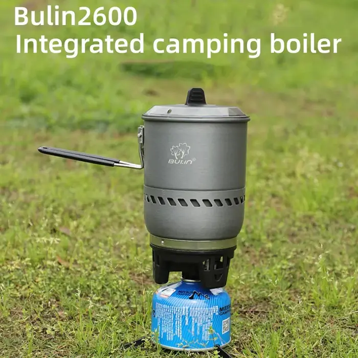 Bulin S2600 – poêle intégrée pour pique-nique, Camping, gaz sauvage, résistant au vent, Portable, ré