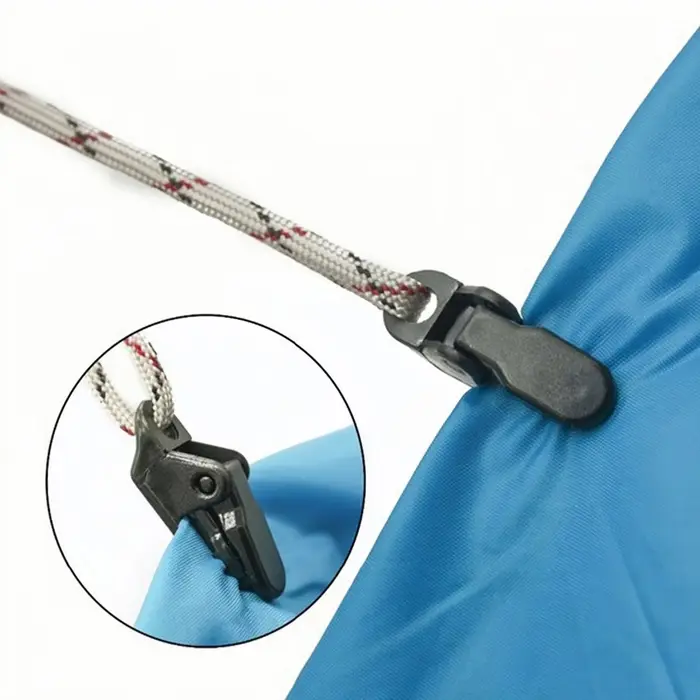 10/20/50pcs Clips de tente robustes pour bâche extérieure