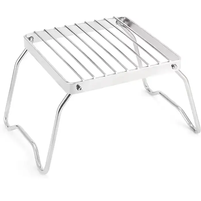 Support de réchaud d'extérieur en acier inoxydable, pliable et portable pour camping, ensemble de su
