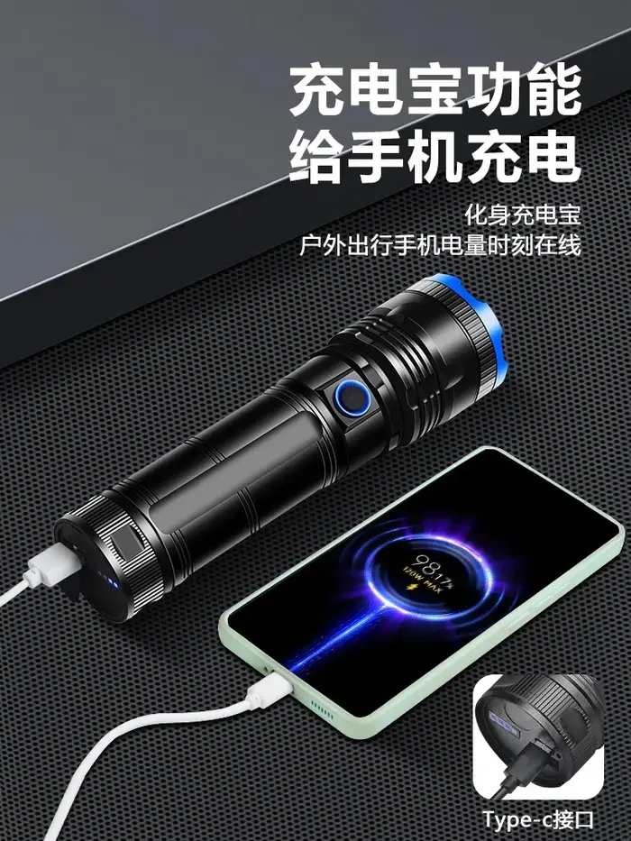 Lampe de poche LED super lumineuse
