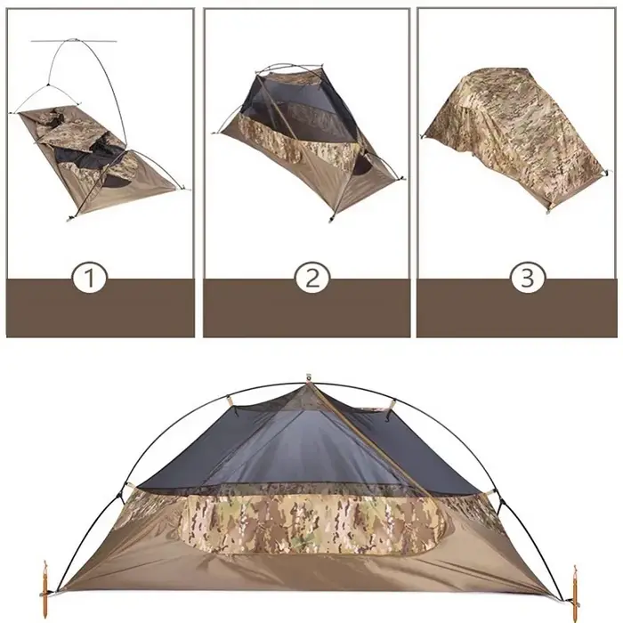 Tente de Camping simple extérieure tente de randonnée Ultra légère