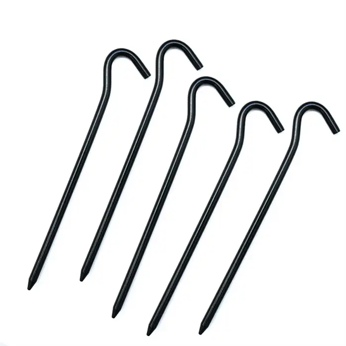 Piquets de tente de Camping 5 pièces, piquets de sol en aluminium, piquets de tente en métal dur, cr