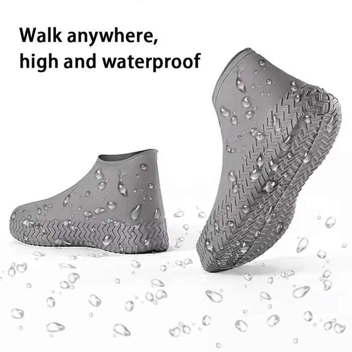 Couvre-chaussures imperméables en silicone